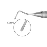 Osung 1.8mm Non-Serrated Gingival cord packer Metal handle -GCP113N - Osung USA