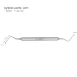 Osung #11 Miller Curved Dental Surgical Curette 3.5mm -URCM11 - Osung USA