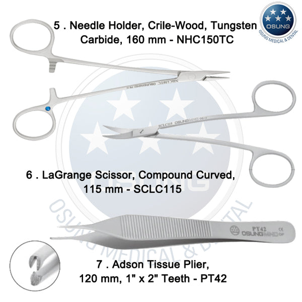 AUTOGENOUS BONE HARVESTING TREPHINE KIT